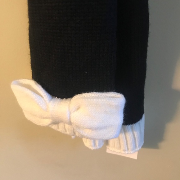 NWT Kate Spade Colorblock Bow Muffler Scarf - Picture 5 of 13